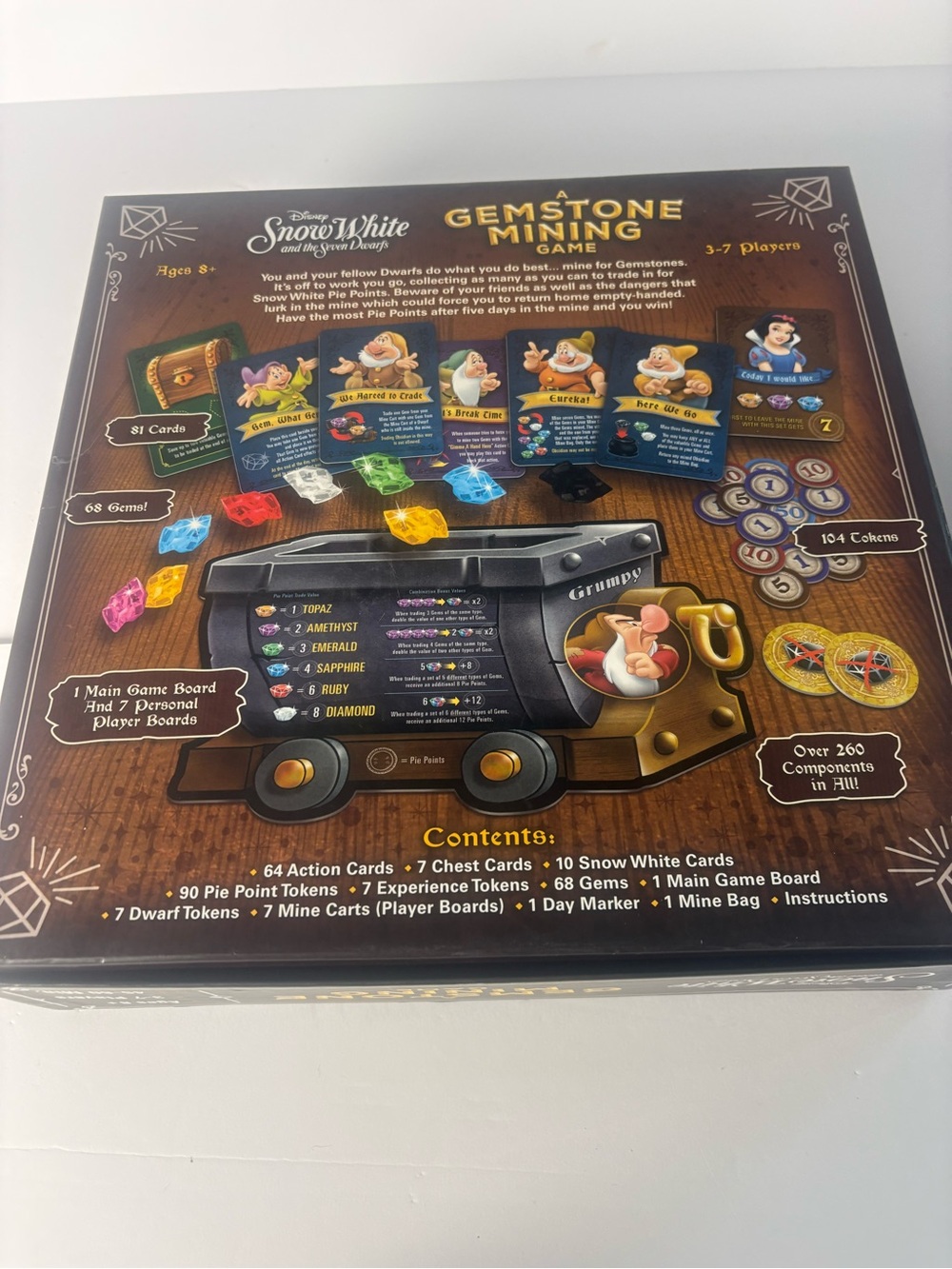 Disney Gemstone Mining Game with Multicolored Gem Tokens - complete - Picture 12 of 16